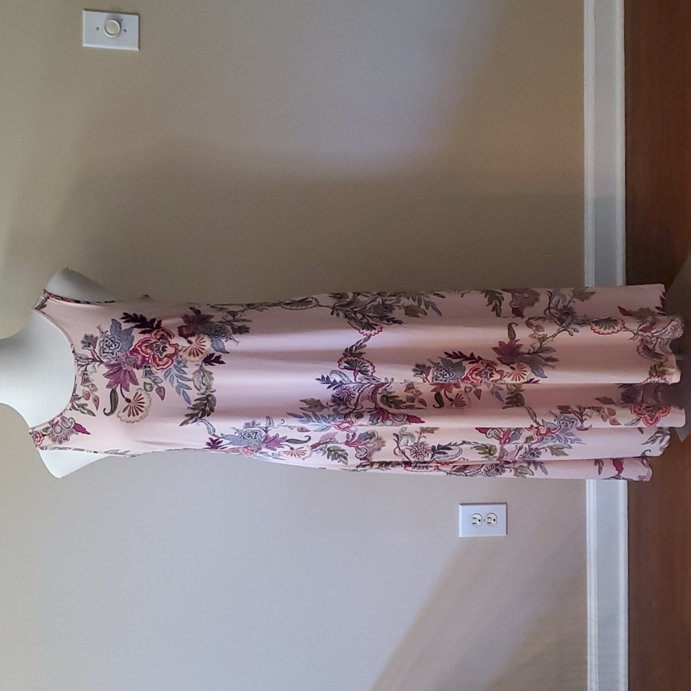 Cato pink sleeveless maxi dress